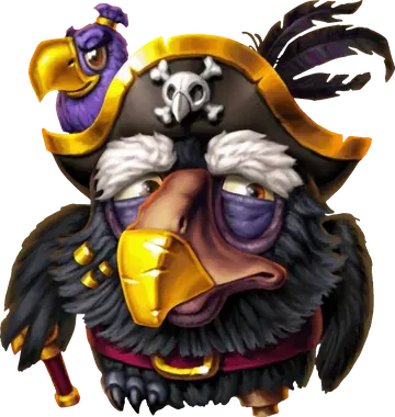 Captain Blackfeather, the villain of Pirots 5