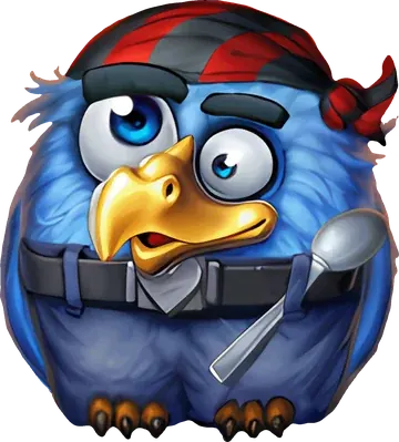 Skipper, the blue bird in Pirots 5