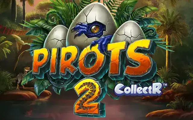Pirots 2 slot banner by ELK Studios