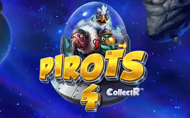 Pirots 4 slot banner by ELK Studios